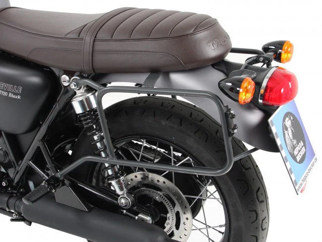 Side cases Carrier Permanently Fixed Triumph Bonneville T120 Black - Hepco Becker - 6537544 00 01 - Image 2