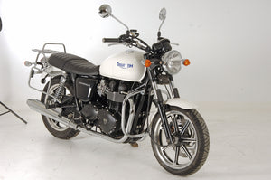 Side cases + Top case Set Permanently Fixed (Chrome) Triumph Bonneville T100  SE Carrier - Hepco Becker - 650774 00 02 - Image 2