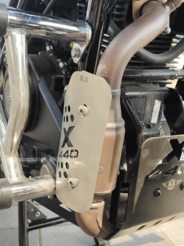Silencer Cover For Harley Davidson X440 - Chrome/Aluminum Finish - BS AUTO - Image 3