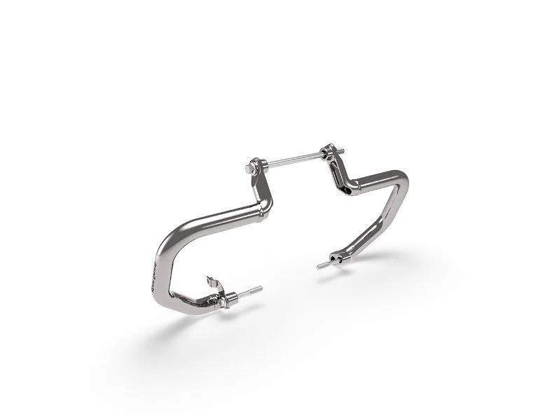Silver Compact Engine Guards for Super Meteor 650-KXA00203