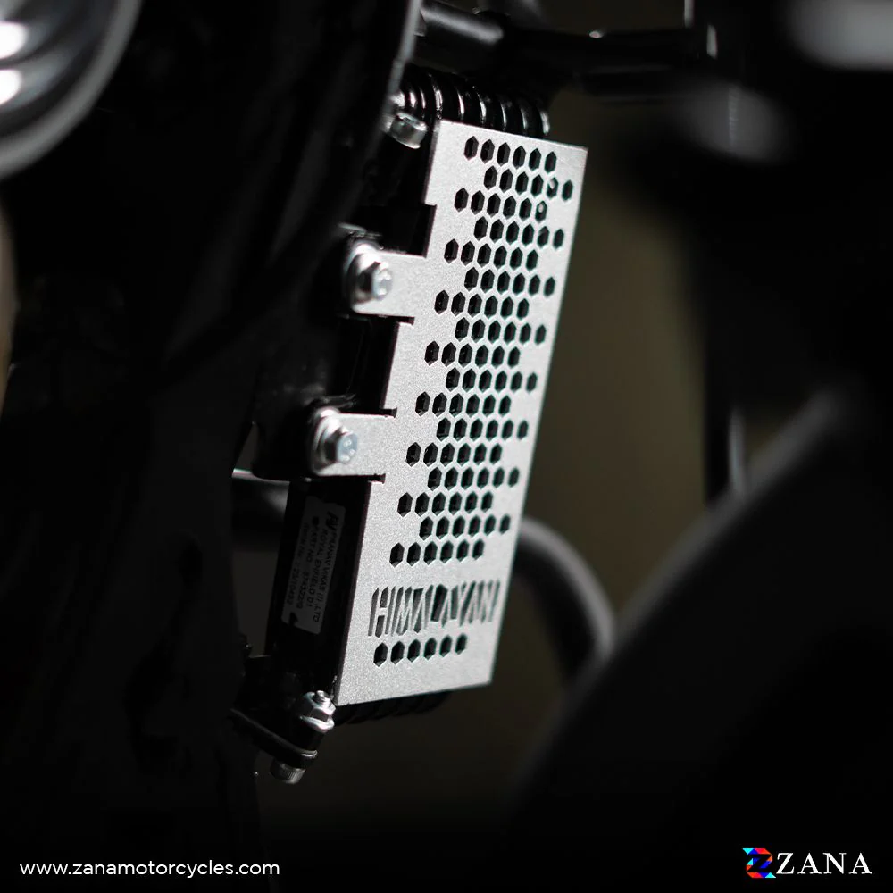 Silver Radiator Guard Honeycomb for Scram 411 & Himalayan BS-3/4/6-(Half) by ZANA-ZI-8207 - Image 3