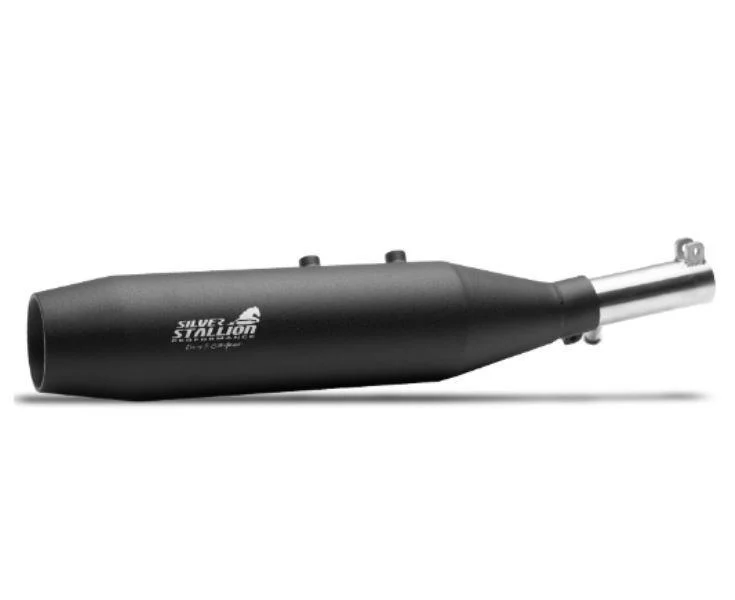 Silver Stallion-Exhaust (Black-Matte) For Honda RS (Drift)