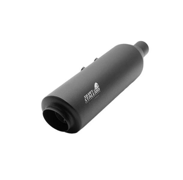 Silver Stallion-Exhaust (Black-Matte) For RE-Goan ( Latest J Series ) Reborn/Classic /Meteor 350/Goan Classic - Image 3