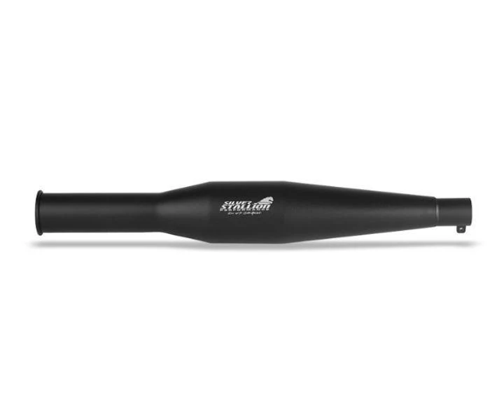 Silver Stallion-Exhaust (Black-Matte) For Royal Enfield - Sturdy ( Uce ) Classic / Thunderbird