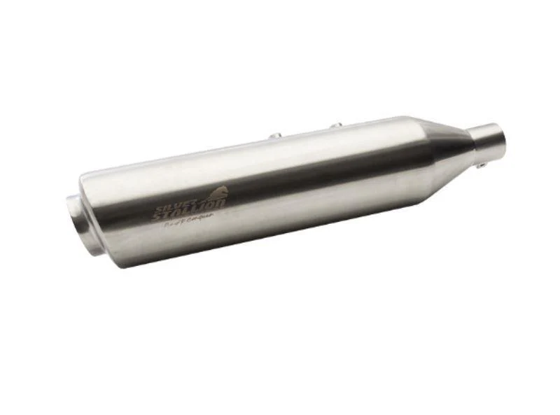 Silver Stallion-Exhaust (Brushed) For RE-Goan ( Latest J Series ) Reborn/Classic /Meteor 350/Goan Classic - Image 2
