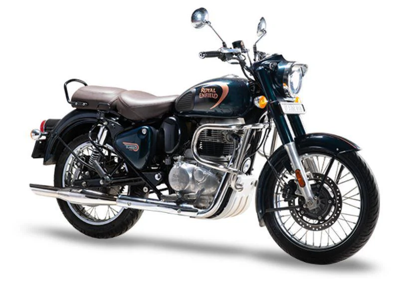 Silver Stallion Exhaust For Royal Enfield Classic / Thunderbird 350-Black Matte - Image 3