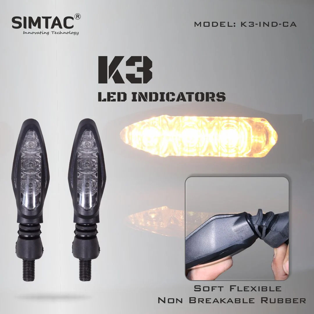 Simtac | K3 LED Indicator for YAMAHA Bikes | YAMAHA-K3-IND | K3-IND-CA - Image 2