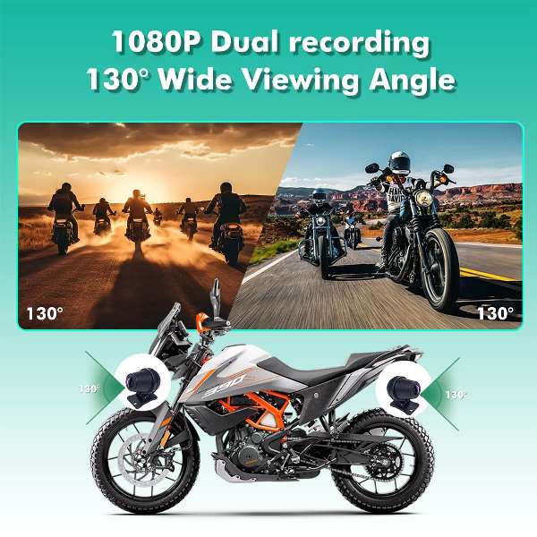 Simtac Motorcycle 5 Navigation System With Camera DVR - M4D - Image 5