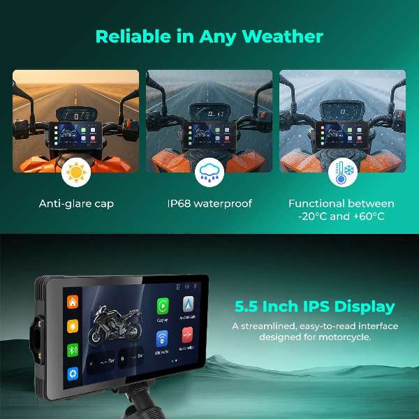 Simtac Motorcycle Navigation System-M10DT - Image 4