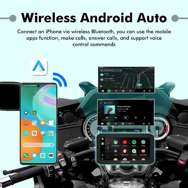 Simtac Motorcycle Navigation System-M6DT - Image 3