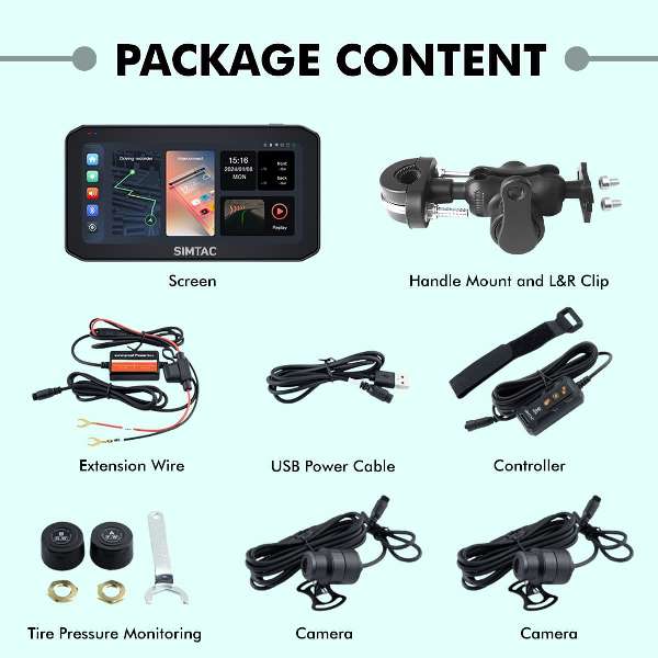 Simtac Motorcycle Navigation System-M6DT - Image 4