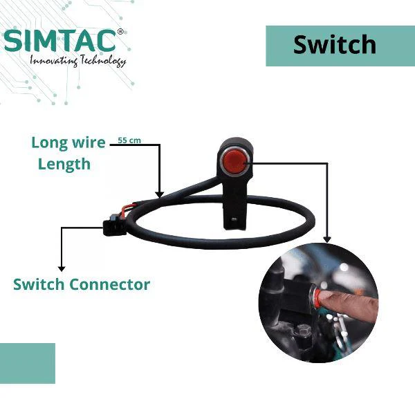 Simtac Plug N Play Hazard Flasher with Switch For Bajaj – Version 6.0 (DNR19-WS6) - Image 3
