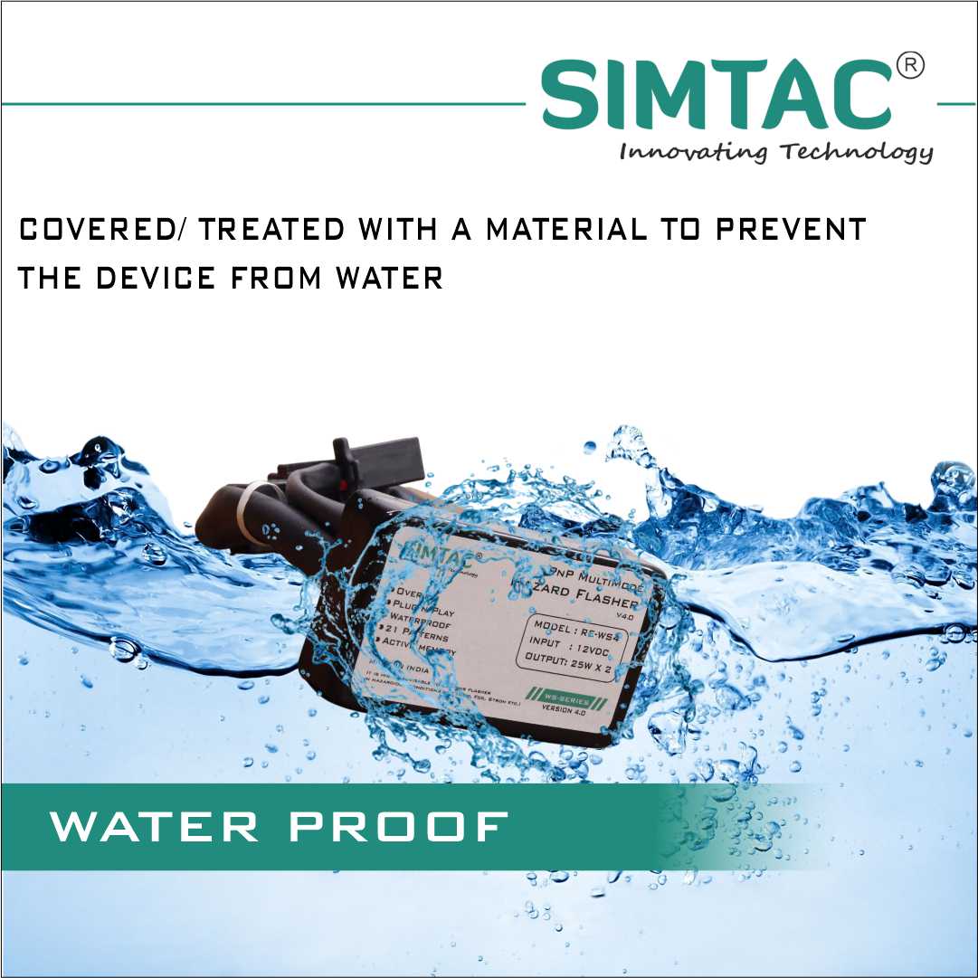 SIMTAC Plug &amp; Play Hazard Module [V4.0] for RE Himalayan (BS4/BS6) Till 2020 Hazard Flasher/Adapter/Module-RE-WS4 - Image 2