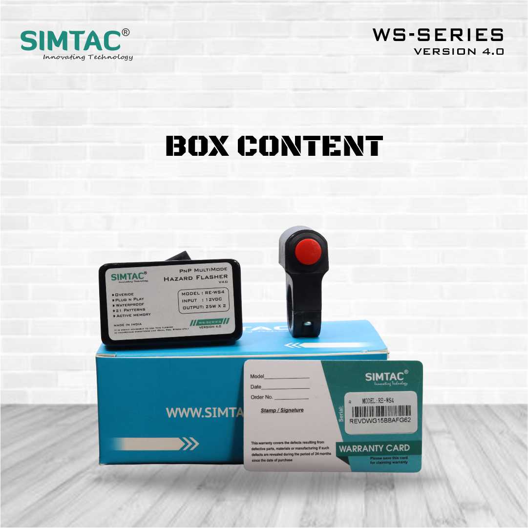 SIMTAC Plug &amp; Play Hazard Module [V4.0] for RE Interceptor (BS4/BS6) Hazard Flasher/Adapter/Module-RE-WS4 - Image 5