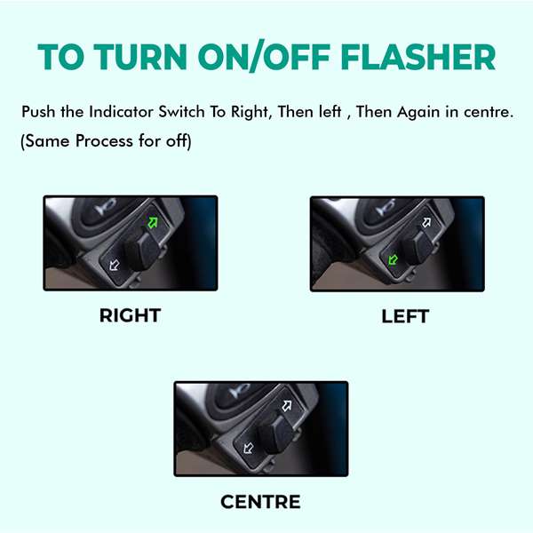 Simtac -Switchless Smart-x Hazard Flasher For KTM Adventure 250 & 390 (ADV-SL6) - Image 2