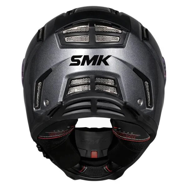 SMK-Agnar Solid Full Face Helmet-Anthracite GLDA 600 - Image 5