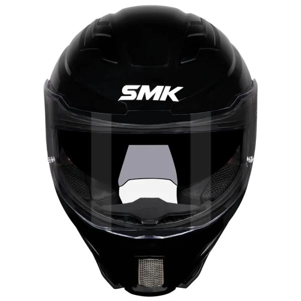 SMK-Agnar Solid Full Face Helmet-Black GL 200 - Image 4