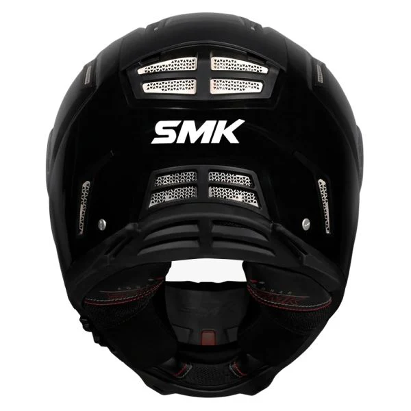 SMK-Agnar Solid Full Face Helmet-Black GL 200 - Image 5