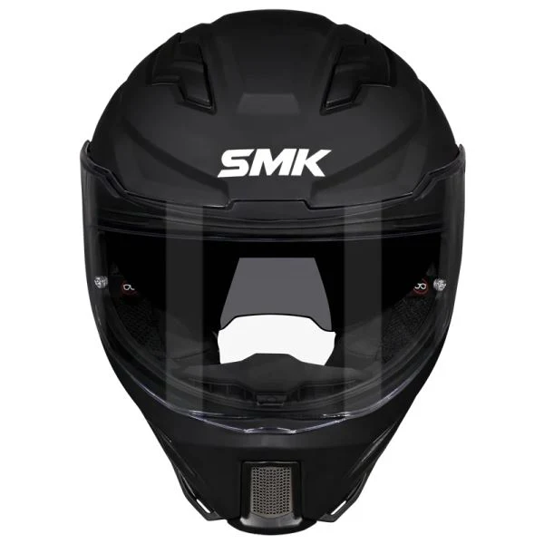SMK-Agnar Solid Full Face Helmet-Black MA 200 - Image 4