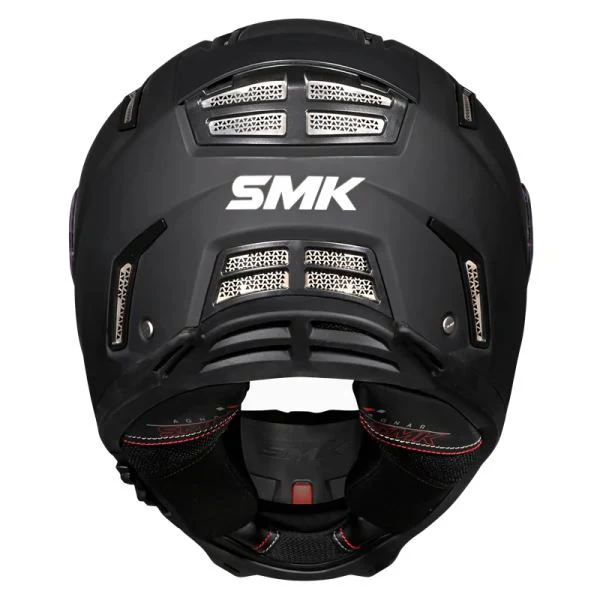 SMK-Agnar Solid Full Face Helmet-Black MA 200 - Image 5