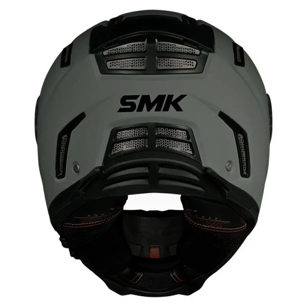 SMK-Agnar Solid Full Face Helmet-Nardo Grey MA 600 - Image 5