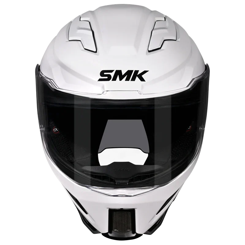 SMK-Agnar Solid Full Face Helmet-White GL 100 - Image 5