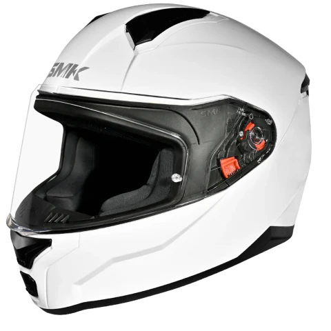 SMK Bionic Adult Solid – Full Face Helmets – White GL 100