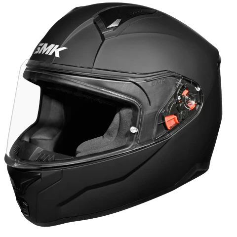 SMK Bionic Youth Solid - Full Face Helmets - Black MA 200