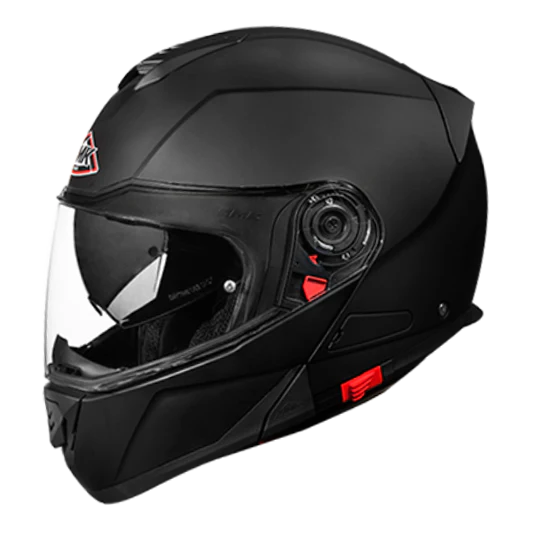 SMK Glide Unicolour Glossy Black Helmet - GL200