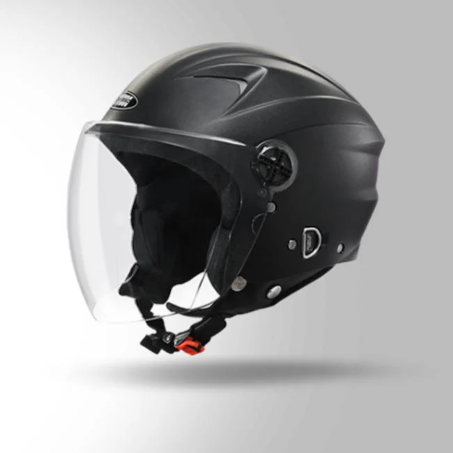SMK Open Face Helmets - Ray Black - Image 2