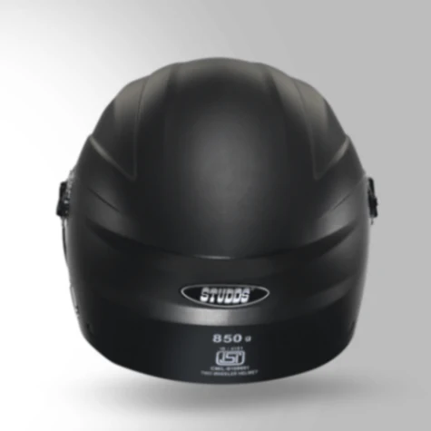 SMK Open Face Helmets - Ray Black - Image 3