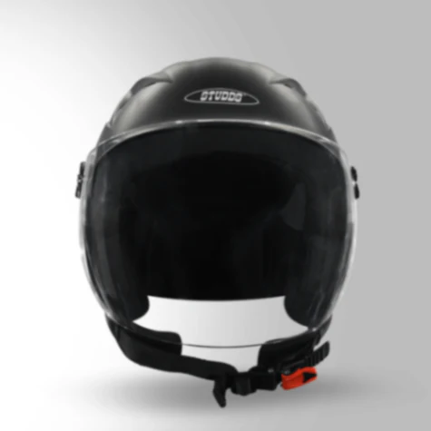 SMK Open Face Helmets - Ray Black - Image 4