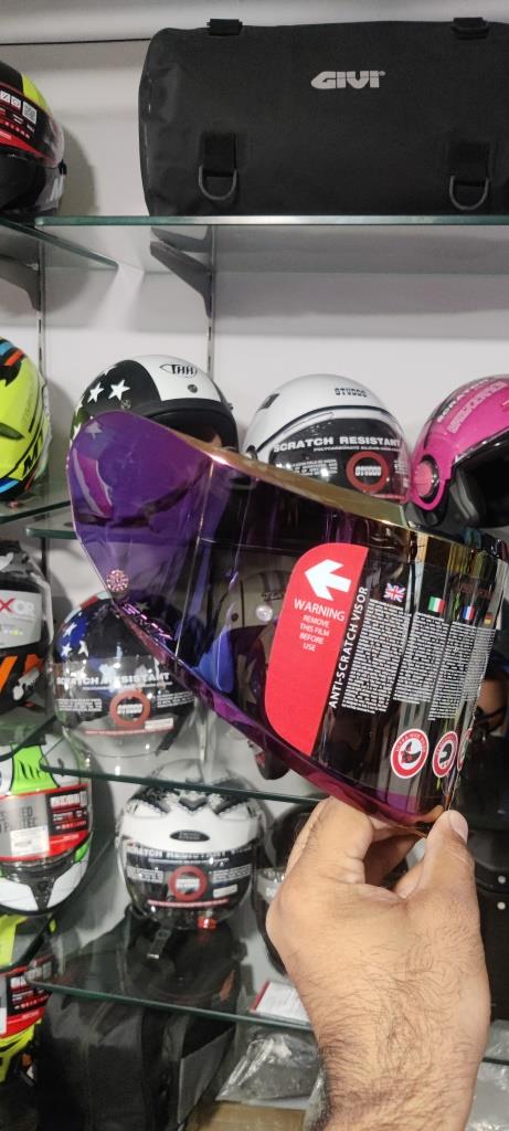 SMK Typhoon Rainbow Visor for all Typhoon Helmets (Pinlock 30 Ready) - Image 2