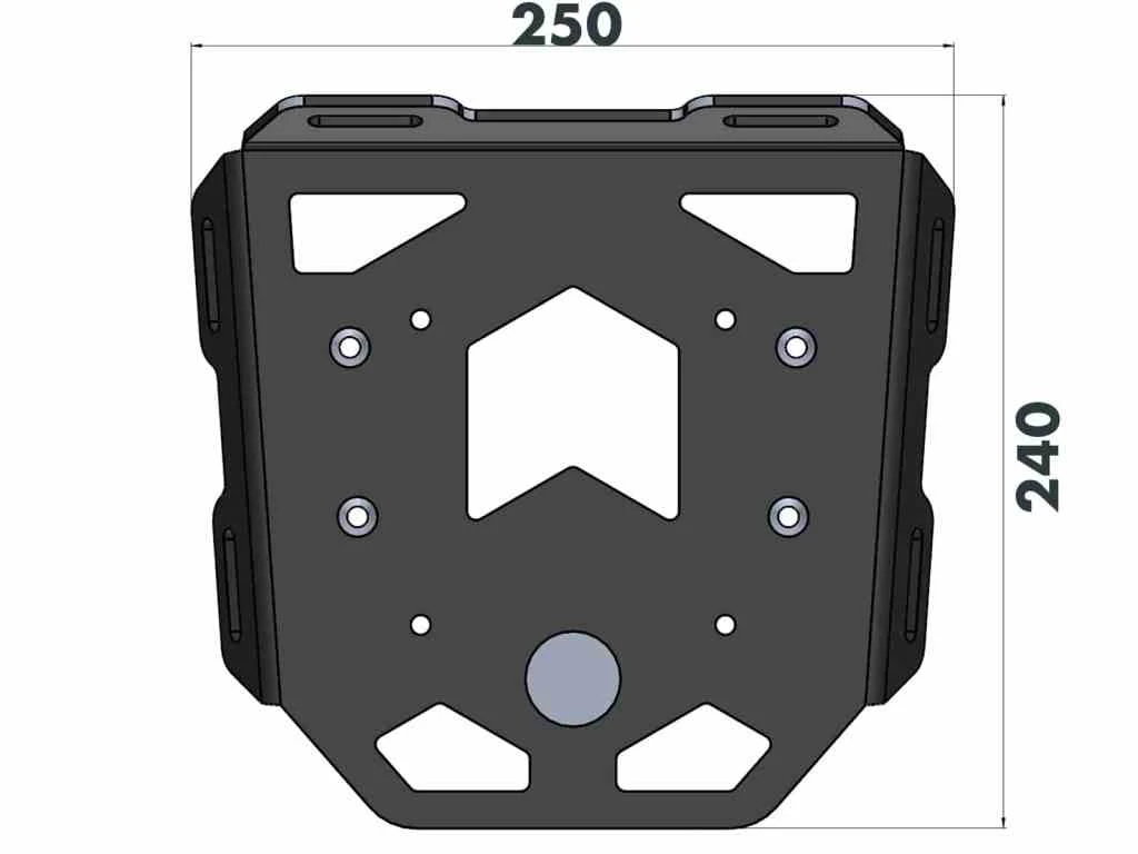 Soft Luggage Rear Mini Rack Ducati Desert X - Hepco Becker - 6607638 01 01 - Image 2
