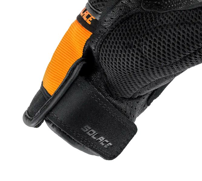SOLACE - AIRX Dualsport CE Riding Gloves (Flame Orange) - Image 6