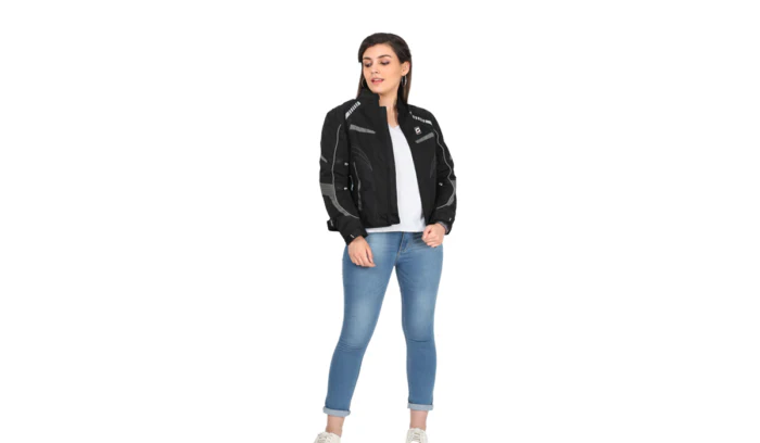 Solace Asmi Ladies Jacket V3.0 (Black & Grey) - Image 5