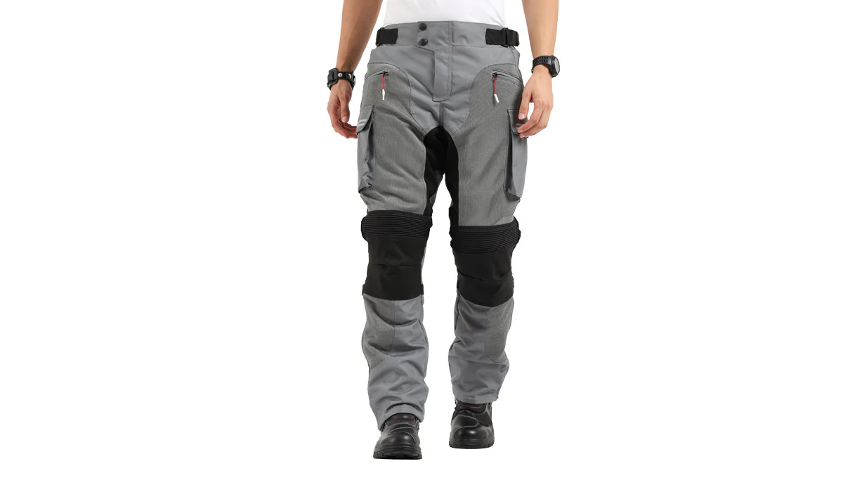 Solace Cool Pro V3 T.0 Mesh Riding Pant (Grey) with Tail Bone Protector