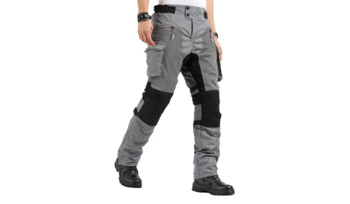 Solace Cool Pro V3 T.0 Mesh Riding Pant (Grey) with Tail Bone Protector - Image 2