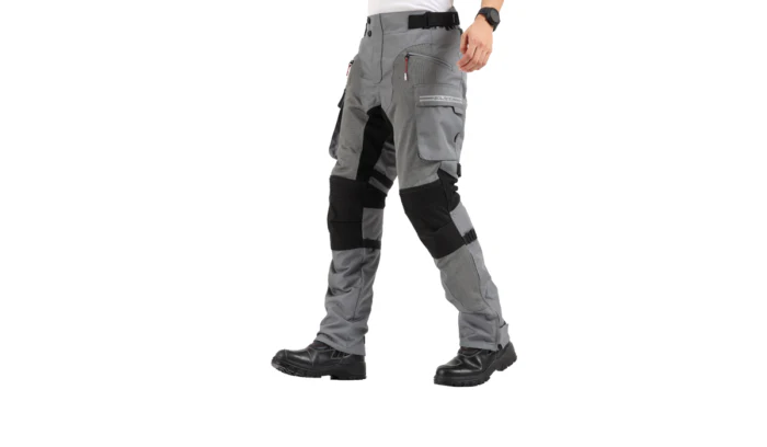 Solace Cool Pro V3 T.0 Mesh Riding Pant (Grey) with Tail Bone Protector - Image 4