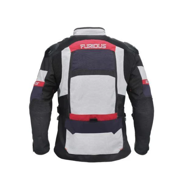 Solace Furious V4.0 Touring Jacket – Red - Image 3