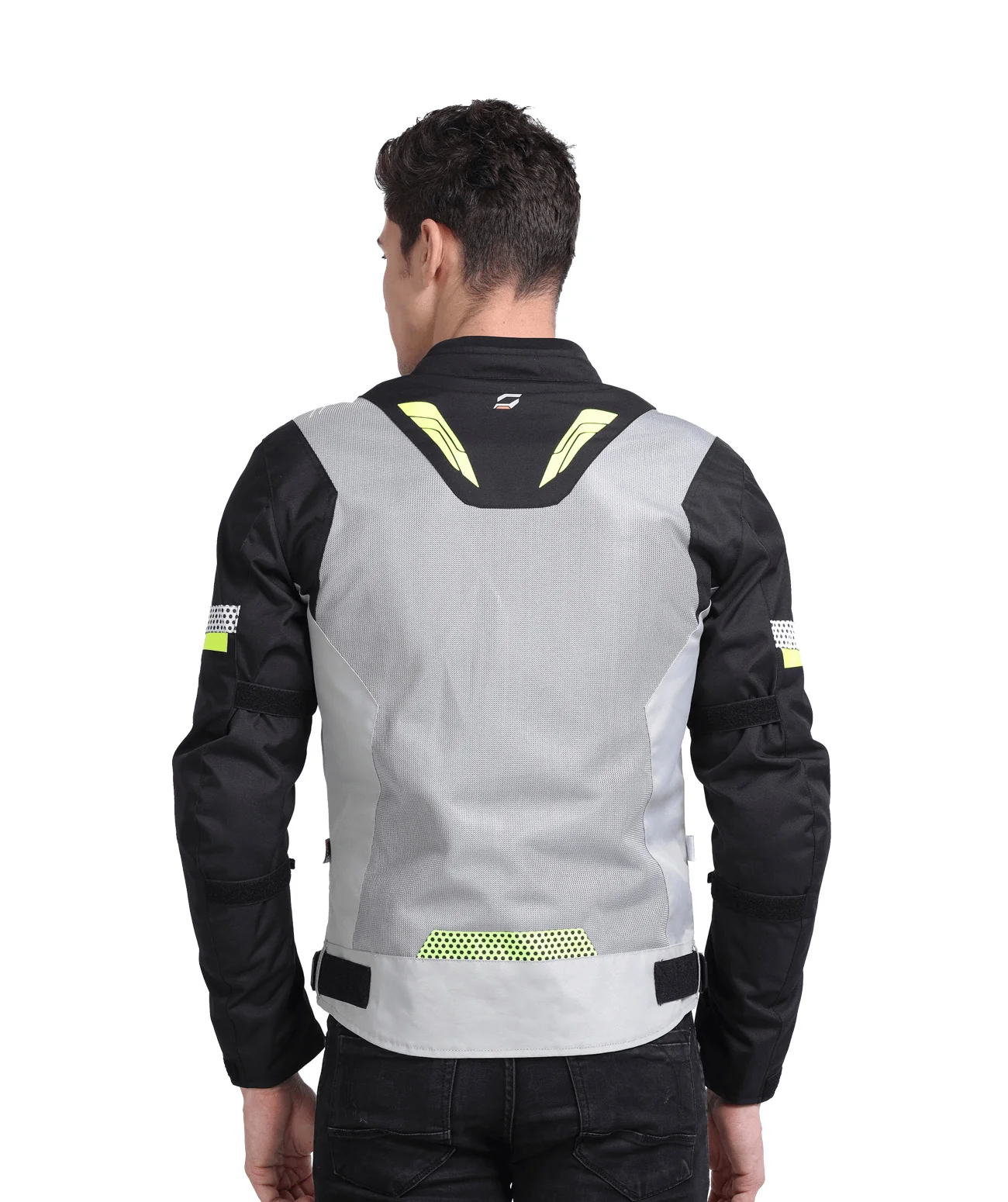 Solace Rival Urban Riding Jacket V3.0 - Silver-Neon - Image 2