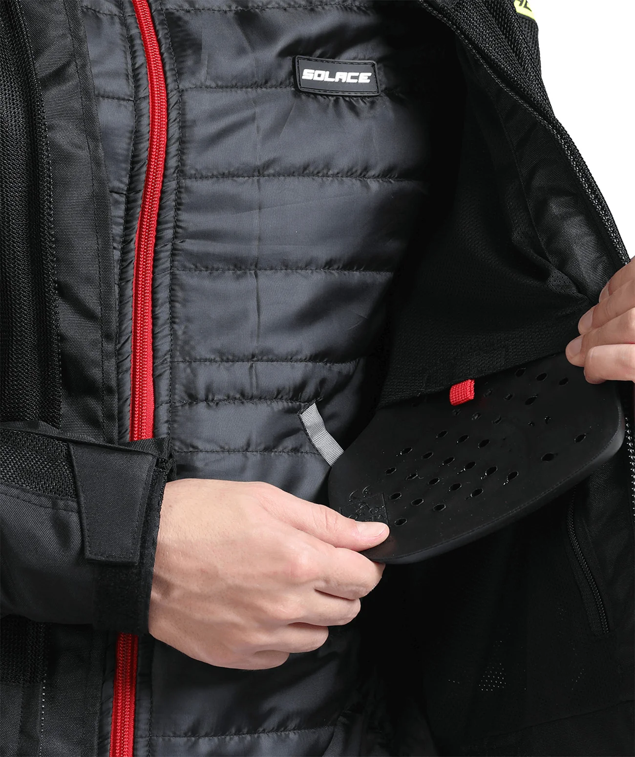 Solace Rival Urban Riding Jacket V3.0 - Silver-Neon - Image 5