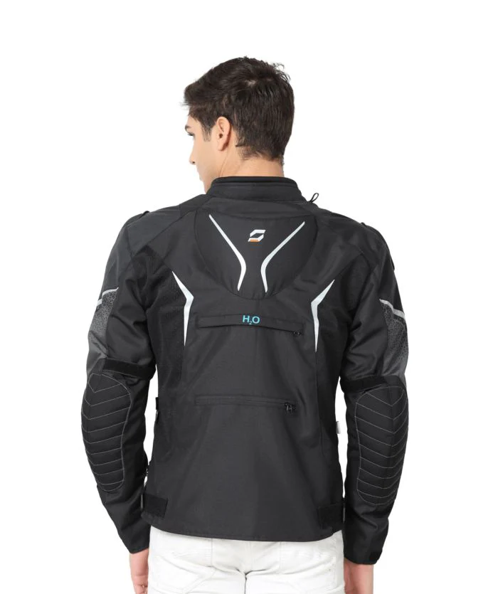 Solace Sabre Pro V5 Riding Jacket (Black / Grey / Neon) - Image 4