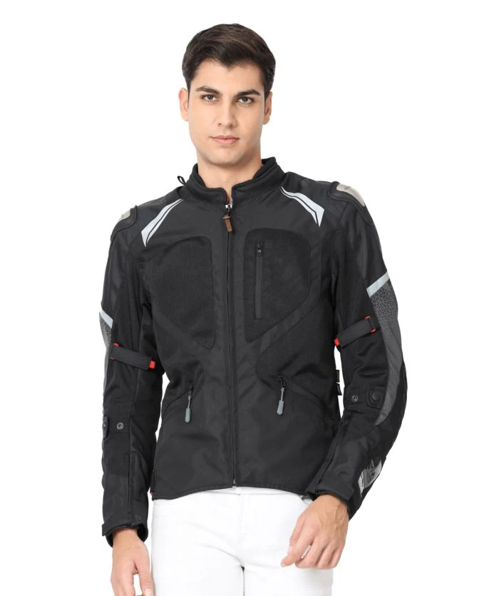 Solace Sabre Pro V5 Riding Jacket (Black / Grey / Neon) - Image 5