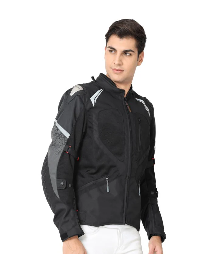Solace Sabre Pro V5 Riding Jacket (Black / Grey / Neon) - Image 6