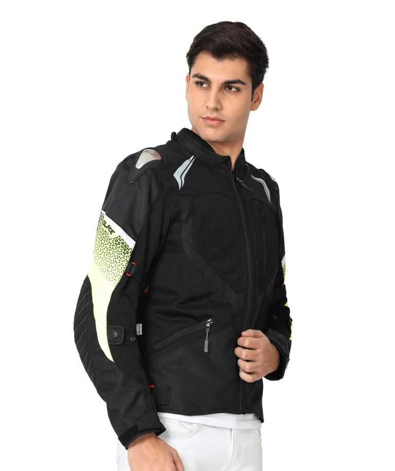 Solace Sabre Pro V5 Riding Jacket (Black / Grey / Neon) - Image 7