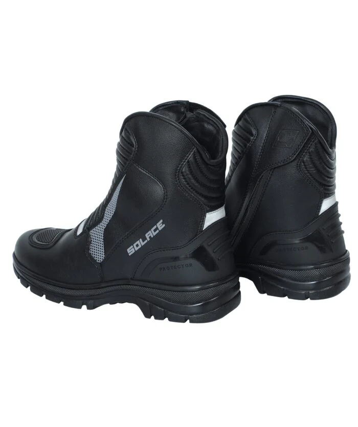 Solace Scout Motorcycle Boots (B.Grey) - Image 6