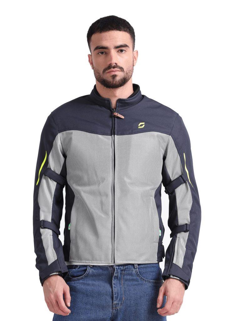 Solace Thrift Mesh Jacket ( Blue & Silver) - Image 2