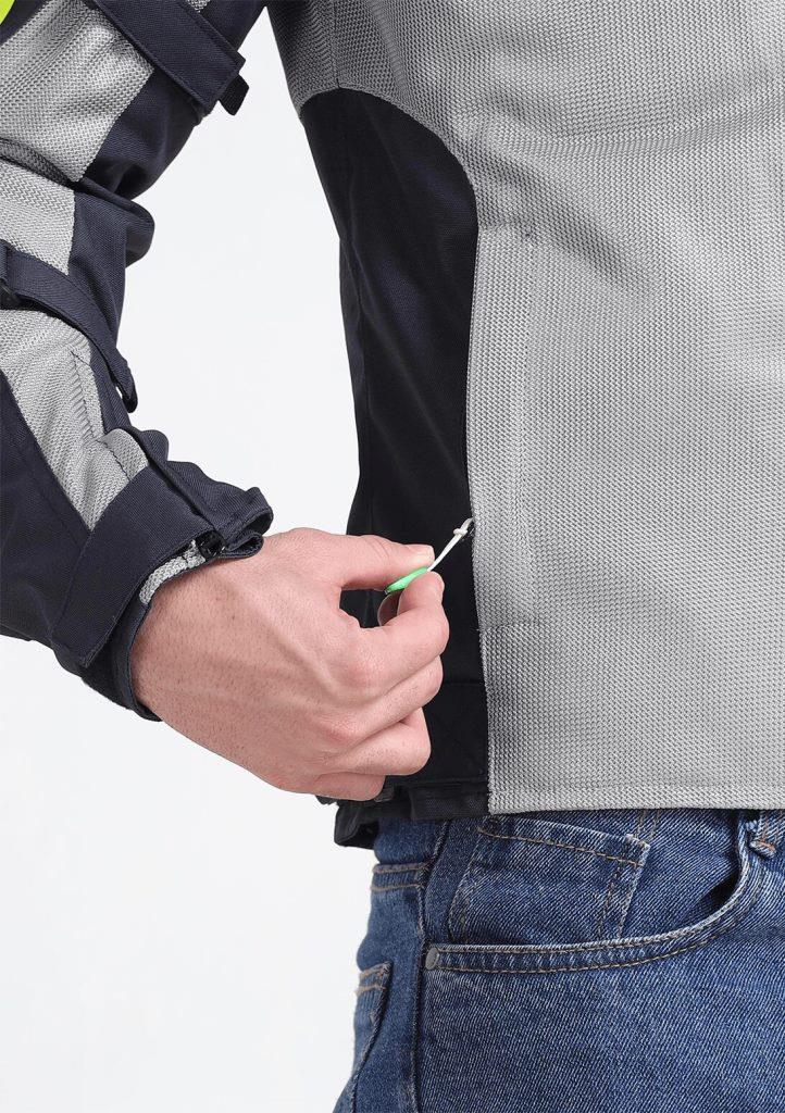Solace Thrift Mesh Jacket ( Blue & Silver) - Image 4