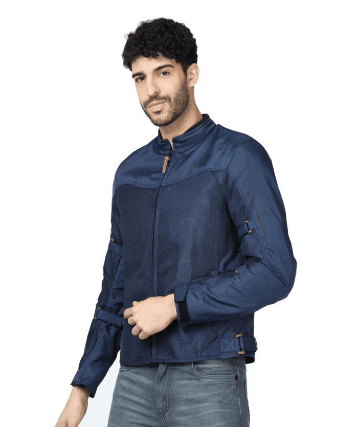 Solace Thrift Mesh Riding Jacket (Schema Blue) - Image 2